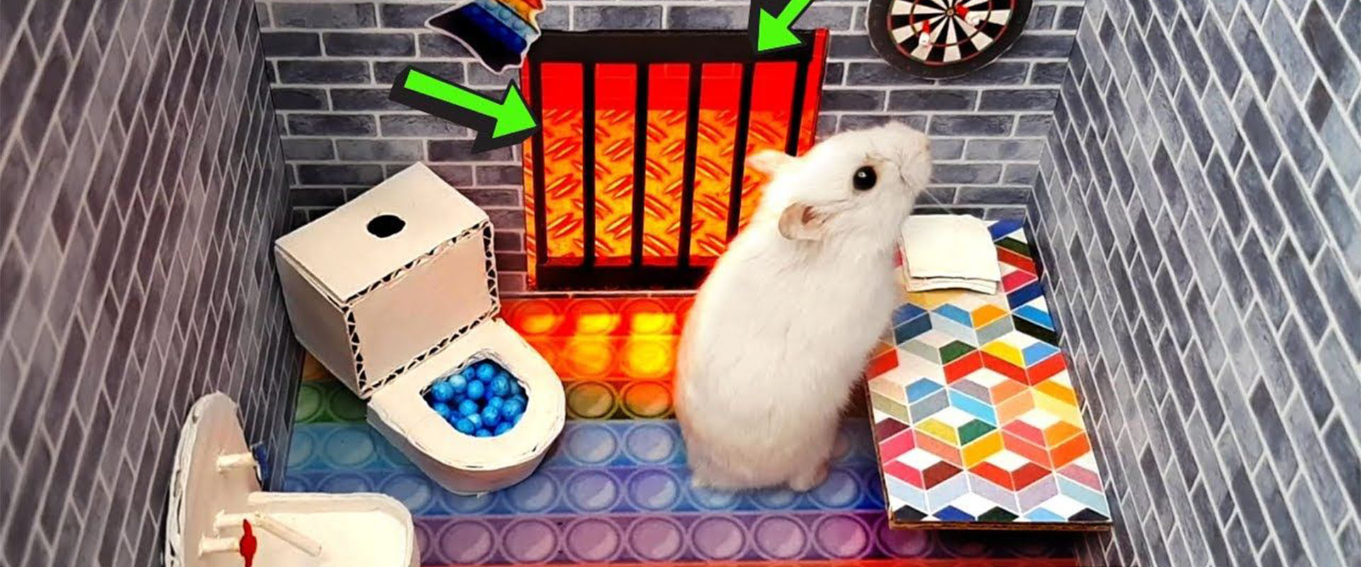 Hamster Escapes from Prison Maze