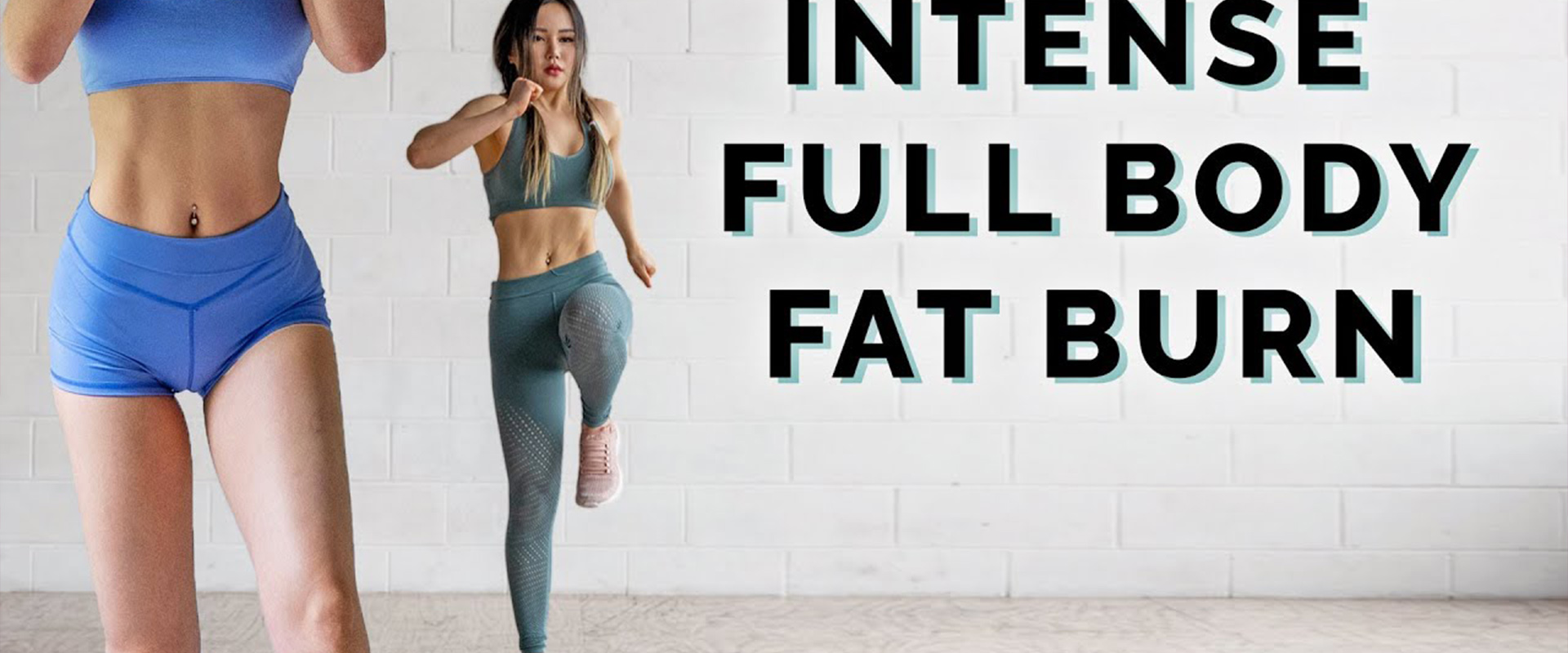 ⁣Intense Fat Burning Full Body Workout | No Jumping Variations Included 