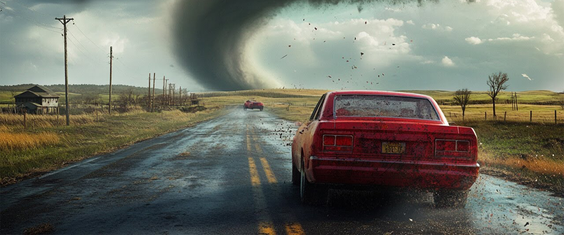 ⁣Into the Storm: Surviving Tornado in 360° VR 