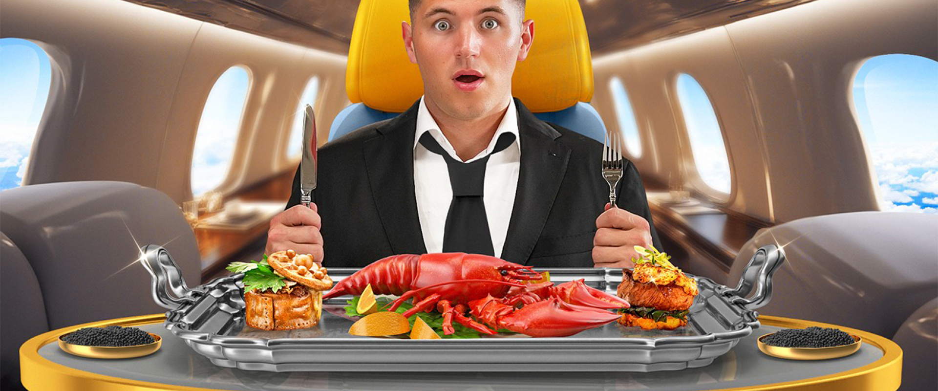 Dining On A $30,000 Plane Ticket