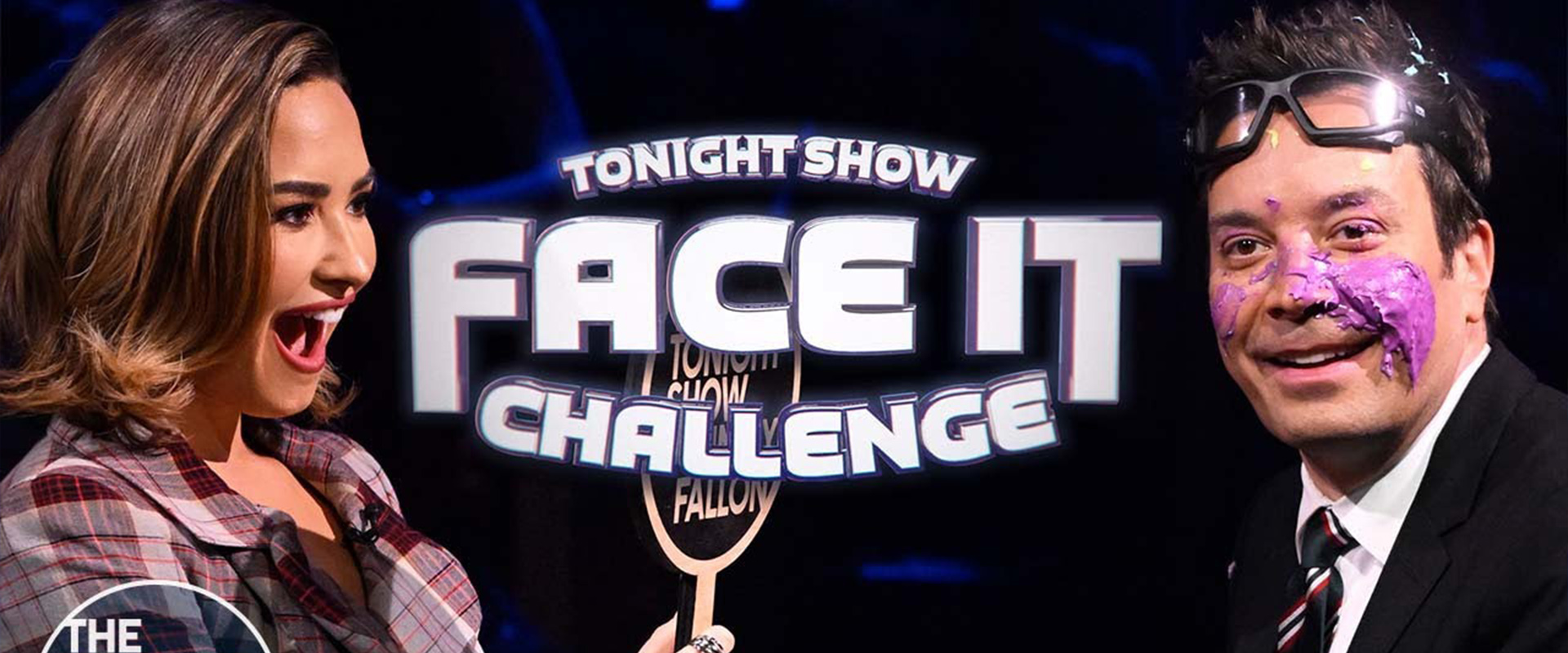 ⁣Face It Challenge with Demi Lovato | The Tonight Show Starring Jimmy Fallon 